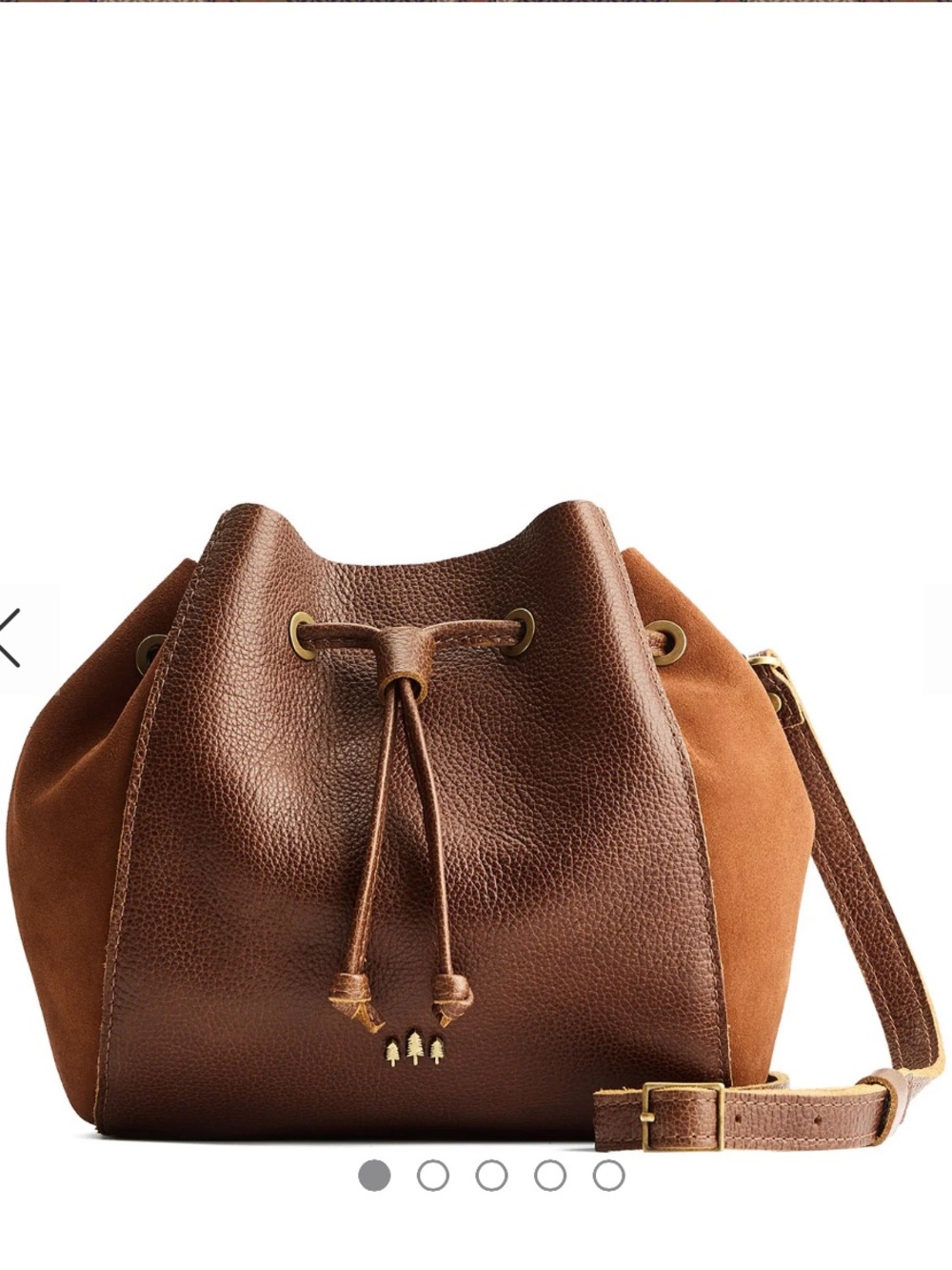 Nest Bucket Bag in Asheville Brown